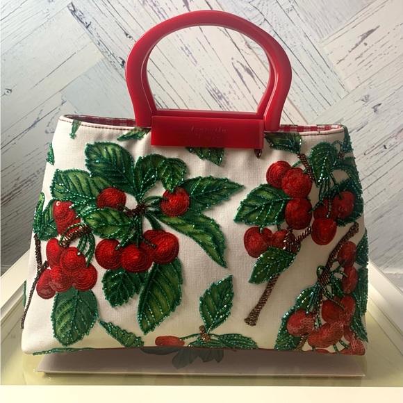Isabella Fiore Handbags - Sweet🍒Isabella Fiore  Vintage Handbag    Excellent Condition  Such a fun find!